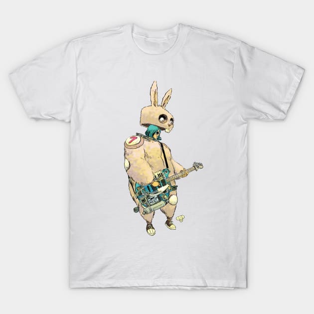 Rabbit Rock T-Shirt by jesse.lonergan